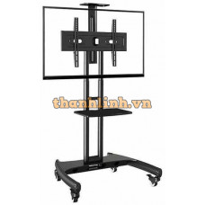 Giá treo cột Tivi di động North Bayou AVA1500-60-1P (Có chân đế gắn Camera) (32 inch - 75 inch)